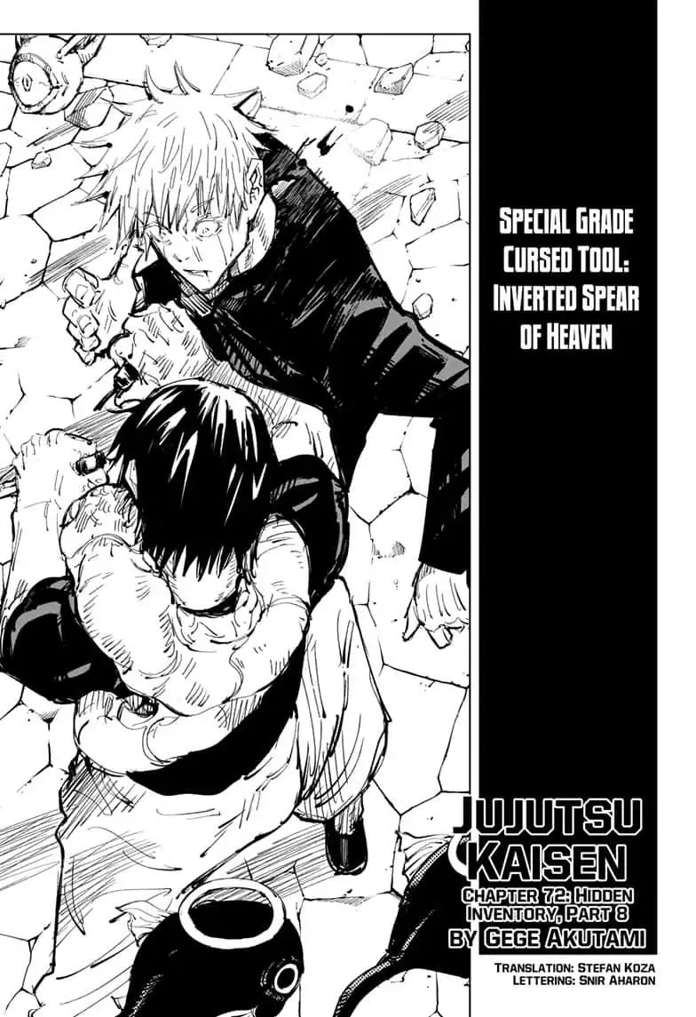 Jujutsu Kaisen Chapter 72 image 01